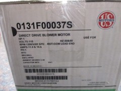 US MOTORS Amana-Goodman 0131F00037S 115V 1HP ECM DIRECT DRIVE BLOWER Motor