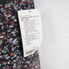 Lululemon Wunder Under High Rise Crop 23″ Scalloped Leggings Womens Size 6