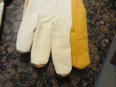 NWOT TWO PAIRS industrial men’s work gloves UNBRANDED no size