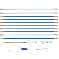 Practical Electrician Fiberglass Rod Glow Rods Wire Fishing Tools Cable Puller