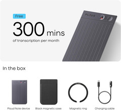 AI Voice Recorder, Note Voice Recorder W/Case, App Control, Transcribe & Summar