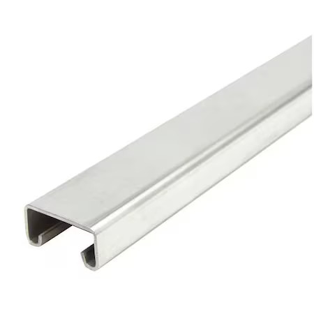 Zoro Select Fs-500 St4 60.00 Single Channel Strut, Solid, 304 Stainless Steel,,
