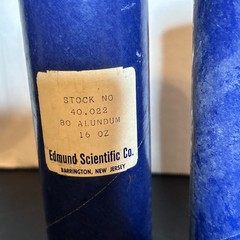 80 Alundum. Fused Alumina. Edmund Scientific Co. (80% Full Both)