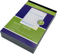 20 Pack Large Sales Order Book Receipt Invoice Duplicate Carbon Copy 50 Sets 5.5