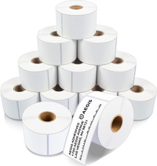 2″ x 4″ Direct Thermal Printer Labels 4200 Count 12 Rolls for Zebra Rollo