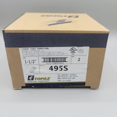 TOPAZ 495S 1 1/2″ INCH LIQUID TIGHT 90° CONNECTOR QTY. OF 2 New Open Box