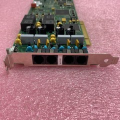Lot of 3 Dialogic PCI Voice Fax Board D/41JCT-LS w/ CT Bus Cable