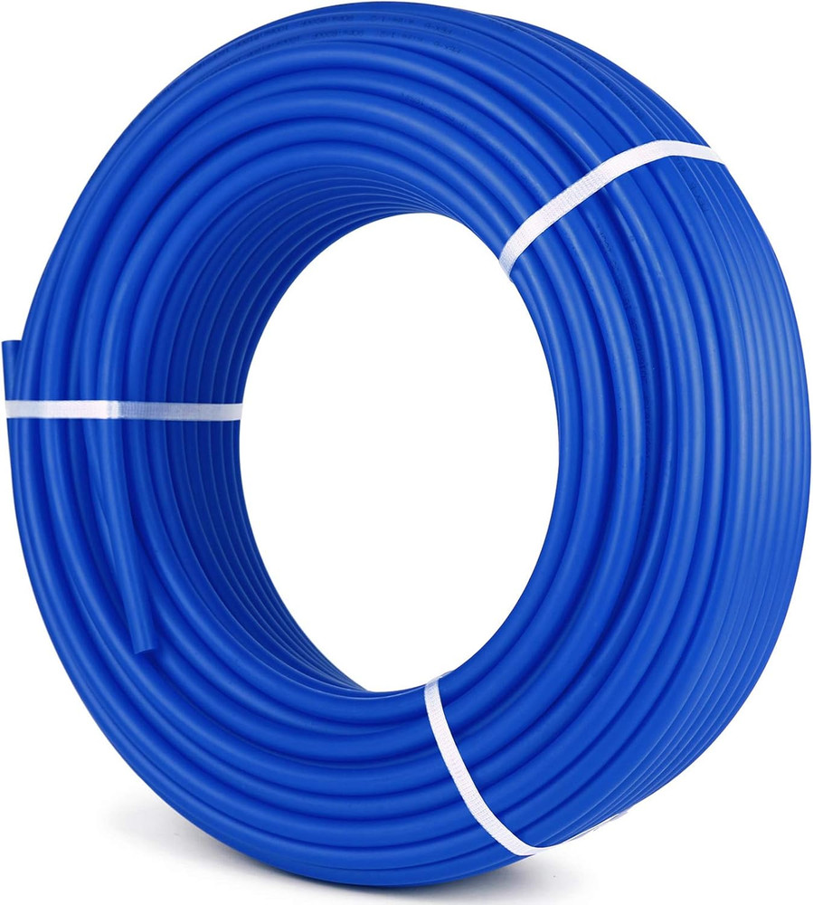 3/4″ PEX Tubing 300Ft Blue Non-Barrier PEX-B Water Pipe Coil