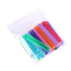 Orthodontic KIT Include Brackets Elastomeric Ligature Ties and 10 bag of Wires