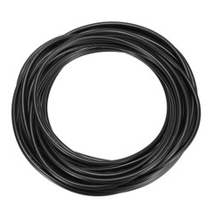 3.5mm Dia 32.8ft (10 Meter) PU Transmission Round Belt (Smooth Surface, Black)
