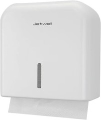 JETWELL Multifold Paper Towel Dispenser, Wall Mount Tissue Dispenser with Sma…