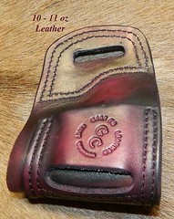 Gary C’s Avenger “XH” OWB Left Hand HOLSTER S&W M&P Shield 40cal/ 9mm ; leather