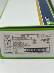 Box of 10 Leviton 8300-HR 20a 125v Heavy Duty Hospital Grade Duplex Receptacle