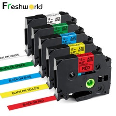 TZ-231 TZe-231 PT-D210 5 Pk Compatible Label Maker Tape 12mm for Brother P-Touch