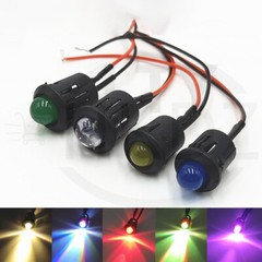 Pre-Wired LEDs 3mm/5mm/8mm/10mm With Holder Wire Light Emitter Pre-Wired Cable