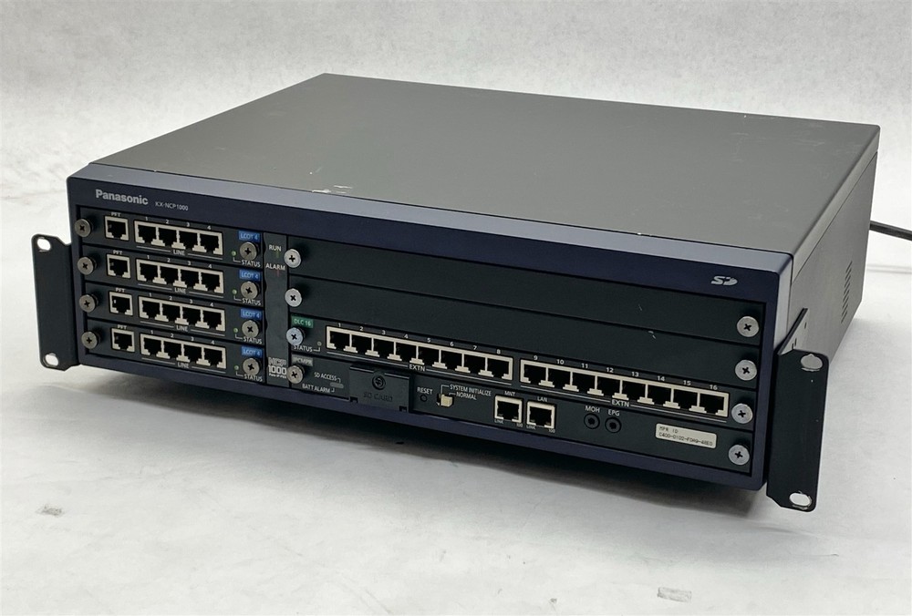 Panasonic KX-NCP1000 Pure IP-PBX Telephone System w/ 4*LCOT4 + DLC16 + IPCMPR