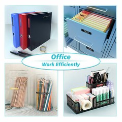 3PK 3D Embossing Tapes For DYMO Embossers Label Maker 1/2″ Red Blue Black