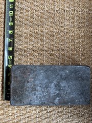 Soft Lead Cast Brick Ballast X-ray Protection Wall 2″ x 4″ x 8″ ~26 Pounds +/-