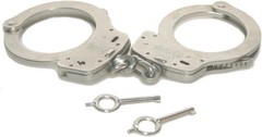 Smith & Wesson 350103 100 Handcuffs Standard Size, Nickel – damaged box