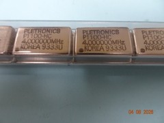 Pletronics P1100-HC 4.000000 MHz 9333U Crystal Oscillator, 20pc