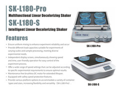 Linear Shaker 40-200rpm LED Timer 2kg Lab Mixing CO2 Incubator