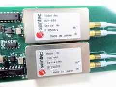 4x SANTEC OVA-650 OPTICAL VARIABLE ATTENUATOR RANGE 0-30DB