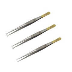 Corn Suturing Tweezers Straight Set of 3 ARTMAN BRAND