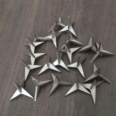 50PCS-Tire Puncture Spikes Heavy Portable Duty Carbon Steel Triangle RoadSpikes