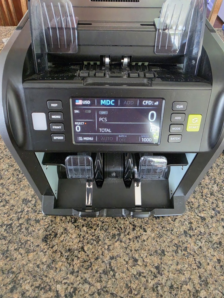 Aneken Ultra 2-Pocket Money Counter Machine Mixed Denomination
