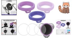3-Piece Stethoscope Protection Set for EKO Core 500 – Ultimate Care in Purple