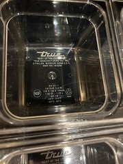 6 Each True Clear Food Pan 1/6 Size 4” Deep NSF Commercial Prep Polycarbonate