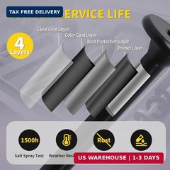 #14 x 2-7/8 Inch Exterior Deck Screws 55pcs, Heavy Duty Structural Wood Screws,