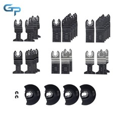 High Carbon Steel Cutting Blades 32 PCS Multi Tool Oscillating Saw Blades Kit