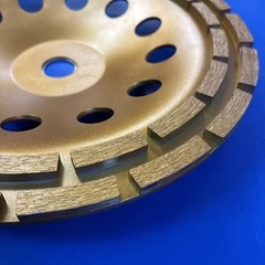 KSEIBI 9-Inch Diamond Cup Grinding Wheel, Double Row Grinder #644043