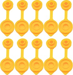 𝟏𝟎 𝐏𝐜𝐬 Gas can Vents for Plastic Gas Cans, Gas Can Vent Caps, Yellow Fuel G