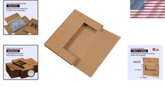 Bulk Pack of 50 Easy-Fold 12 1/8″ x 9 1/8″ Mailers – Recyclable & Reliable