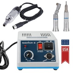 Dental Lab Electric Micromotor Marathon/Contra Angle/Straight Handpiece/Burs AS