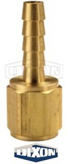 1040404C (BF22) Dixon Valve 1/4″ Hose ID x 1/4″ FEMALE NPTF Brass Barb Fitting