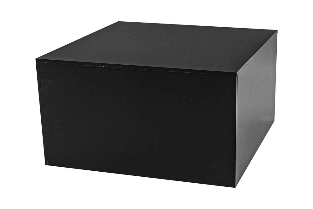 Black 7.5″w x 4″h Jewelry Cube Riser Display Box / 5 Sided (Acrylic)