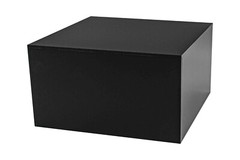 Black 7.5″w x 4″h Jewelry Cube Riser Display Box / 5 Sided (Acrylic)