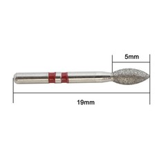 Zirconia Adjustment Dental Burs Diamond Football Z368/023F Fine Grit High Speed