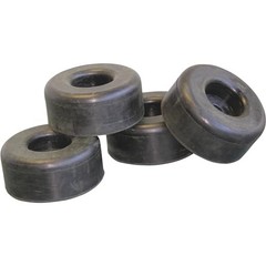 NorthStar Pressure Washer Replacement Rubber Feet, 4-Pk., 1.25in. Dia. x .75in.