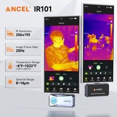 ANCEL IR101 Thermal Imaging Camera for Android USB-Type-C IR 256×192 Pixels