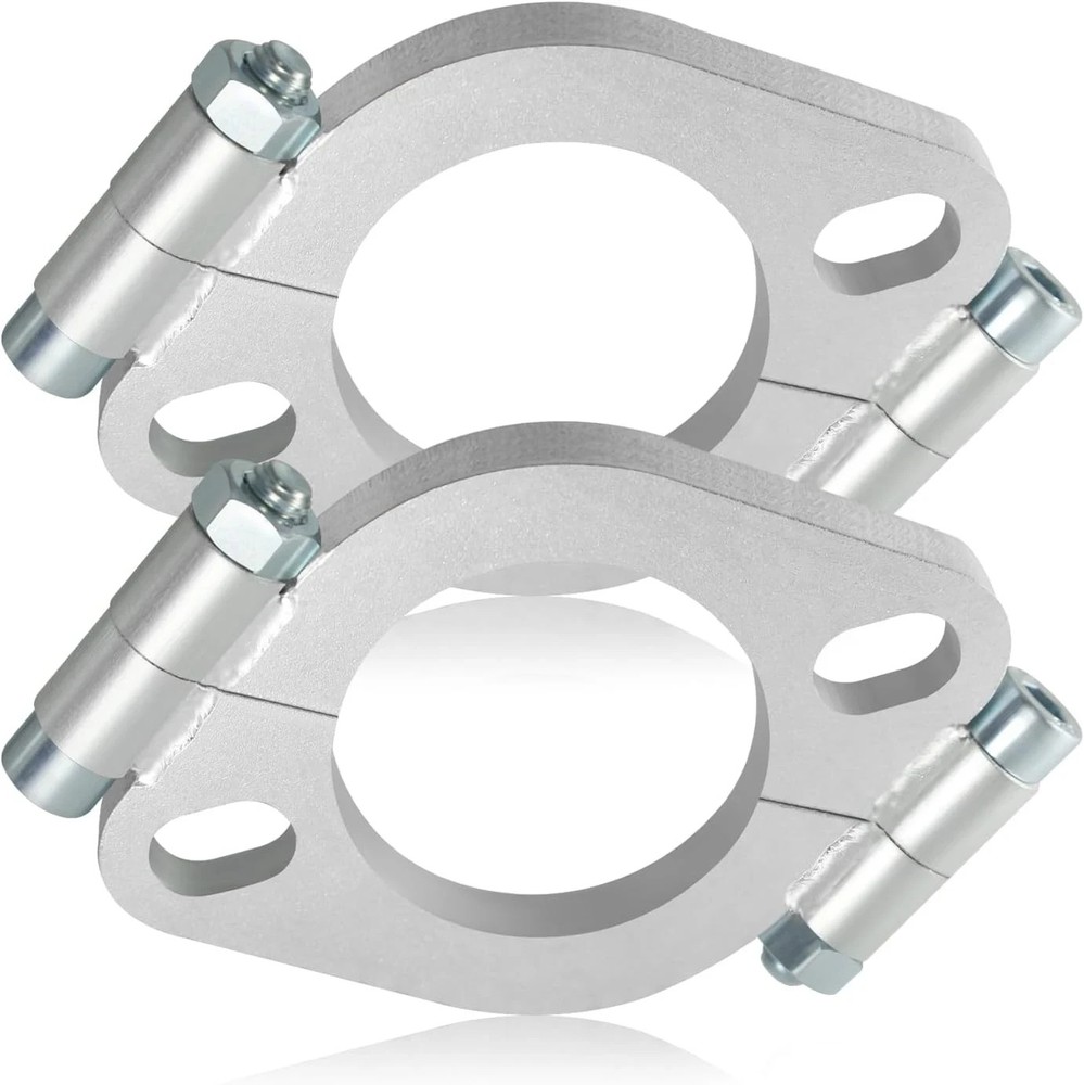 2 Inch Exhaust Flange Repair Kit, 2PCS Split Flanges with 2 Bolts.