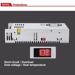 DC 12V 30A Power Supply 360W Universal Switching Converter Transformer LED