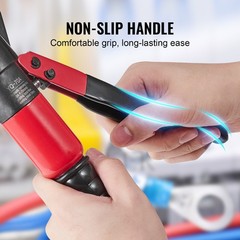 VEVOR Crimping Tool Battery Lug Hydraulic Crimper AWG12-2/0 Terminal with Pliers
