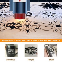 SCULPFUN S9 Laser Engraver CNC Engraving Machine for Wood Leather Acrylic I5B7