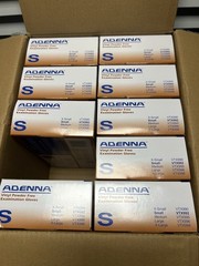 (1) Case (1000 Gloves) Of Adenna Vinyl Disposable Powder Free Exam Size Small