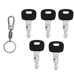 5pcs 459A Ignition Keys with Key Chain for Kubota Mini Excavator Backhoe Skid…