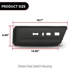 Driver Seat Switch Housing for Expedition 2007-2014 7L1Z-14A707-CC